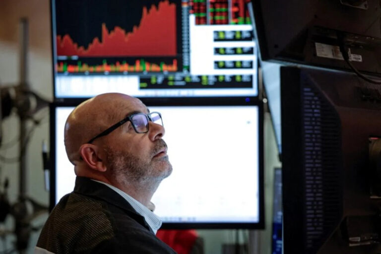 Wall St recovers as yields ease; Moderna lifts healthcare stocks