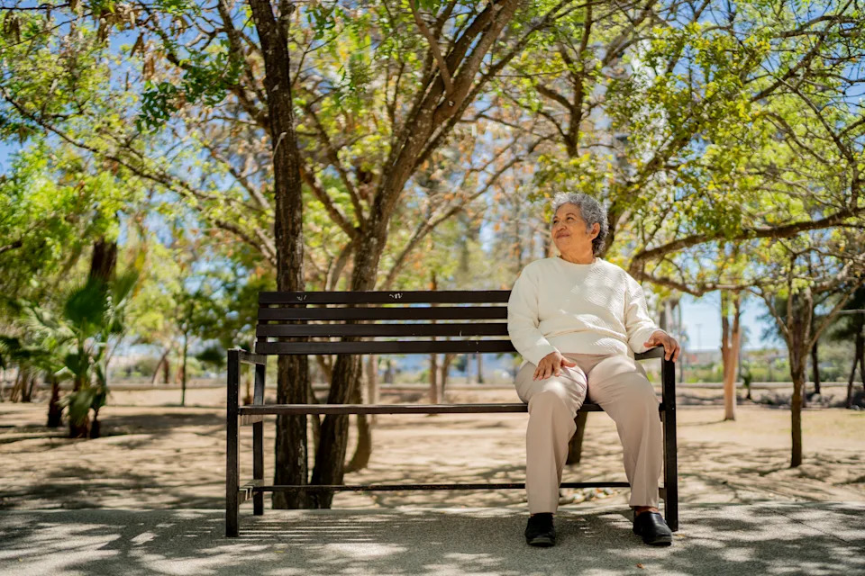 Forest bathing can be simple as sitting on a park bench
