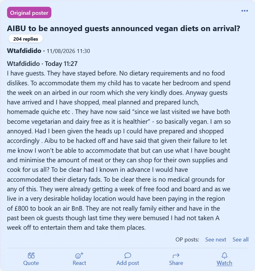 Image Credit: Wtafdidido on Mumsnet