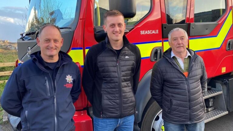 Firefighter's 'proud moment' for 35 year's service