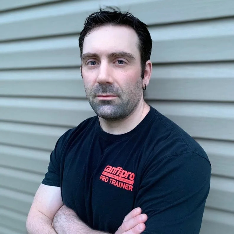 Kinesiologist Rob Dickson says that as people get older and start avoiding certain movements, like getting down on the floor, they gradually lose the strength and balance needed to do them. (Kinesiology P.E.I./Instagram)