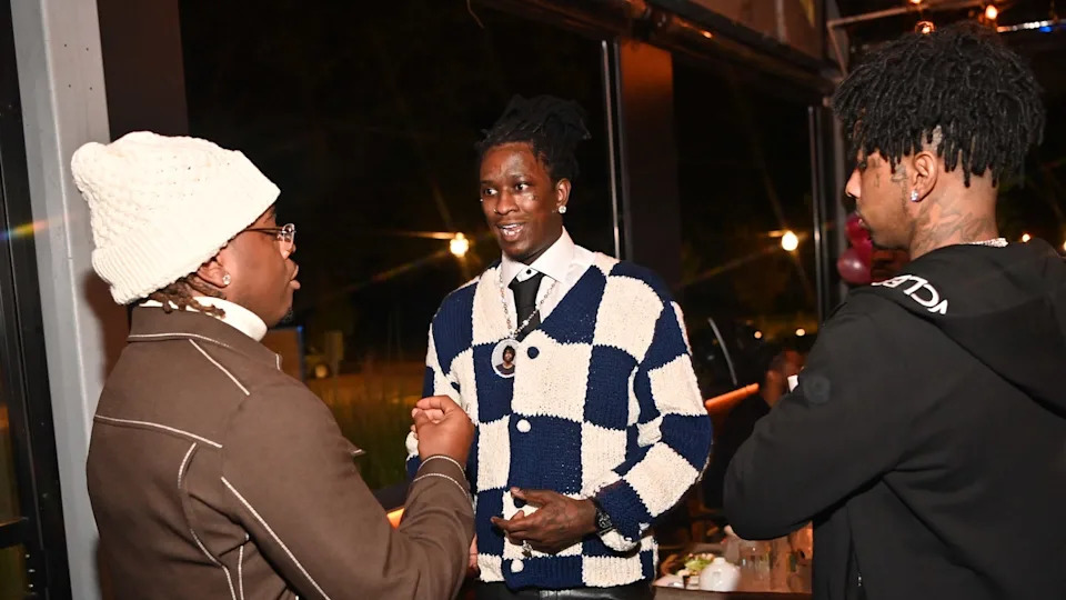 Gunna, Young Thug and 21 Savage attend dinner celebrating Young Thug's album 'Punk.'