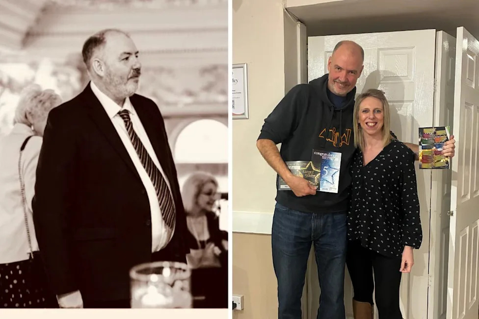 Ross James McGarrigle, 49, and his slimming consultant Kelly Young (Image: Submitted)