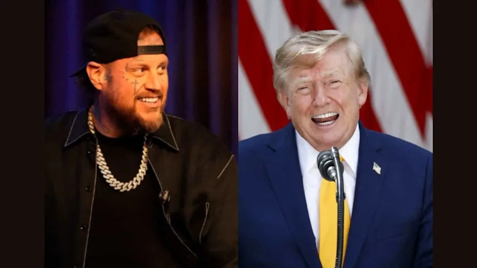 Jelly Roll and Pres. Donald Trump