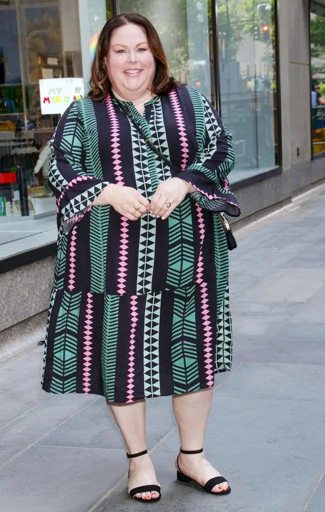 Chrissy Metz showed off her weight loss in dress and heels