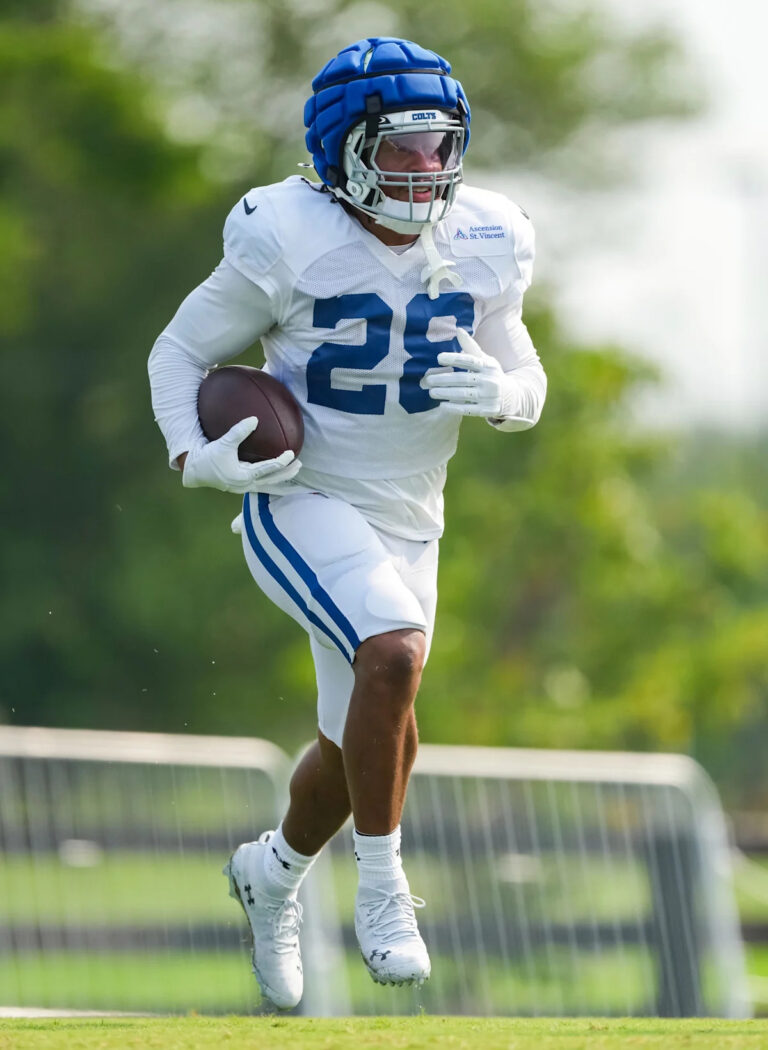 Colts hold their first joint workout with the Atlanta Falcons on Wednesday