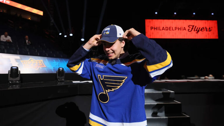 Arizona State hockey player, Blues draft pick still hospitalized after collapsing at workout