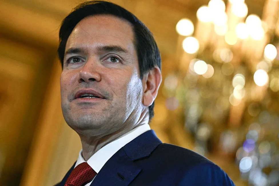 Secretary of State Marco Rubio in Paris on April 17, 2025Credit: JULIEN DE ROSA/POOL/AFP via Getty