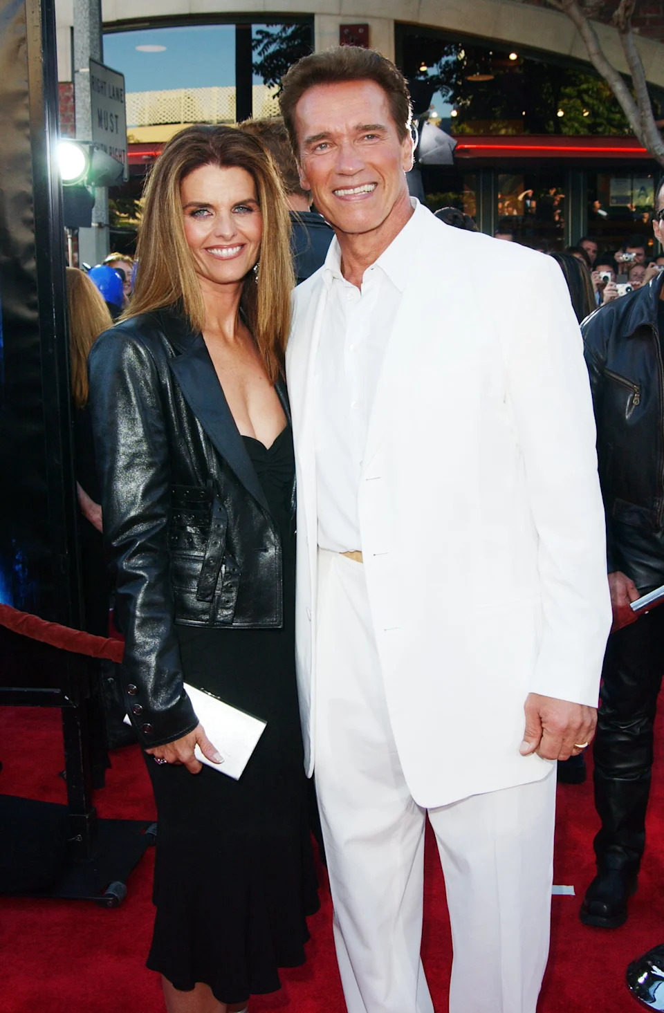 Maria Shriver & Arnold Schwarzenegger during the