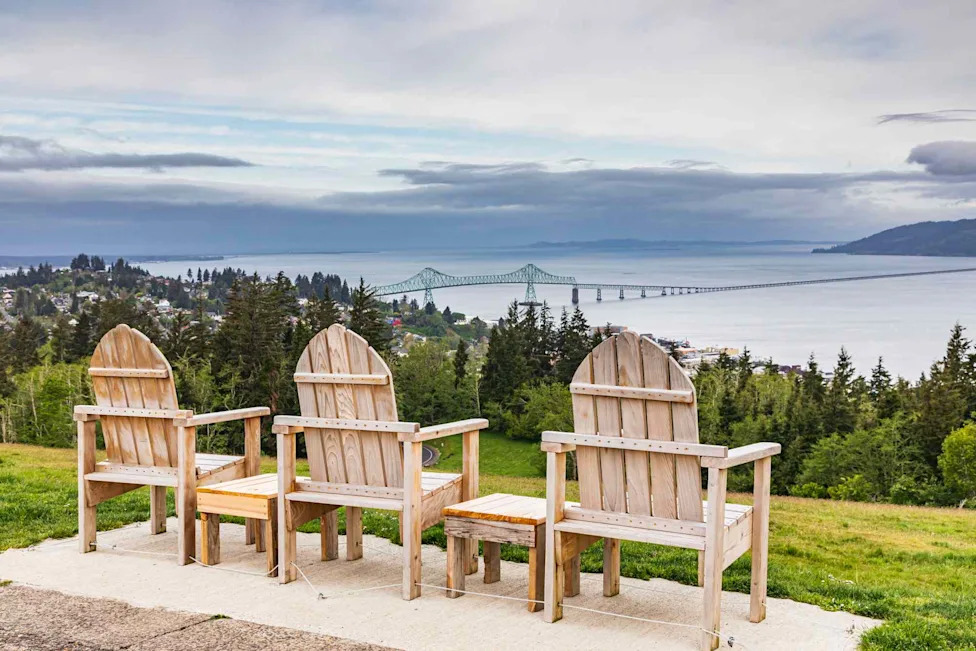 A panoramic overlook of Astoria, Oregon.Credit: Emily_M_Wilson/Getty Images