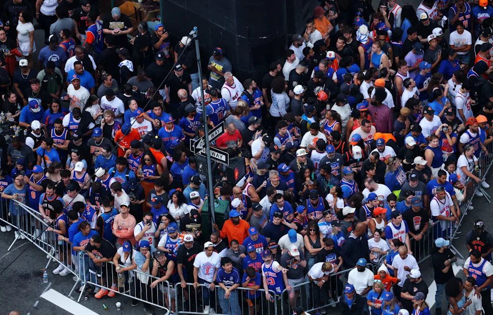 Knicks parade celebrates first NBA title since 1973. See the moment