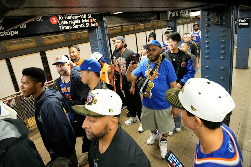 Knicks parade celebrates first NBA title since 1973. See the moment