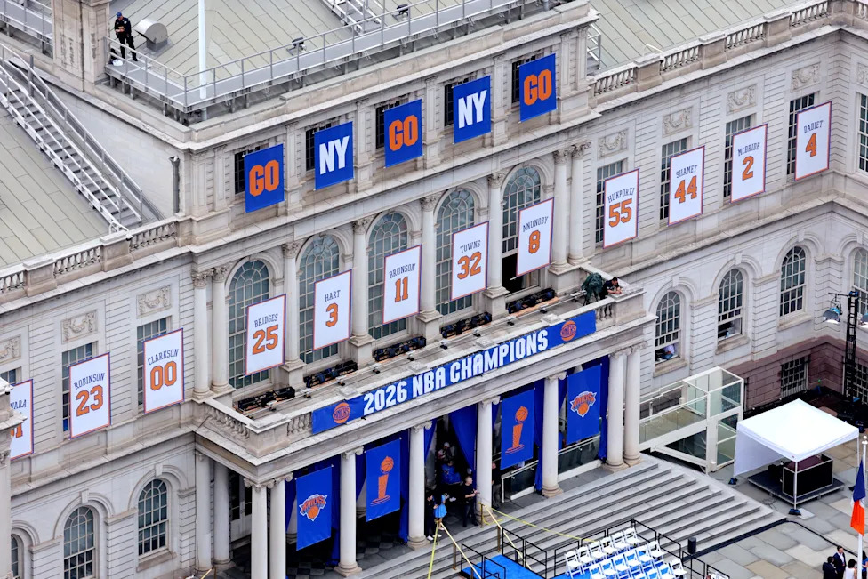 Knicks parade celebrates first NBA title since 1973. See the moment