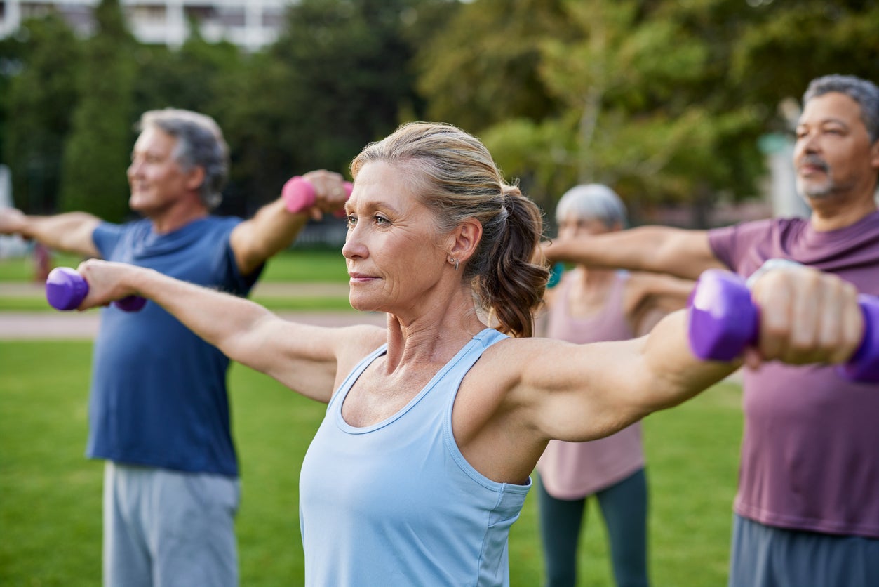 Strength training has been proven to increase fitness levels in midlife