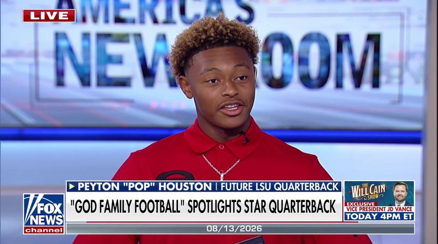 Future LSU quarterback talks 'God. Family. Football.' on Fox Nation