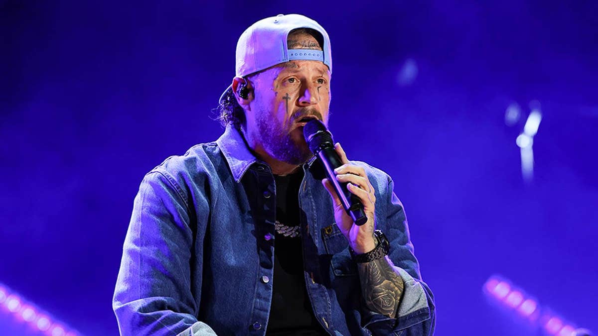 Jelly Roll performs onstage at Nissan Stadium during CMA Fest 2026 day one on June 4, 2026, in Nashville, Tenn.