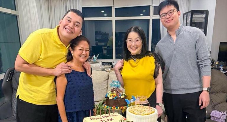 Kris Aquino and sons present First Lady Liza Marcos with ‘advanced birthday cakes’ Kris Aquino and sons present First Lady Liza Marcos with 'advanced birthday cakes'
