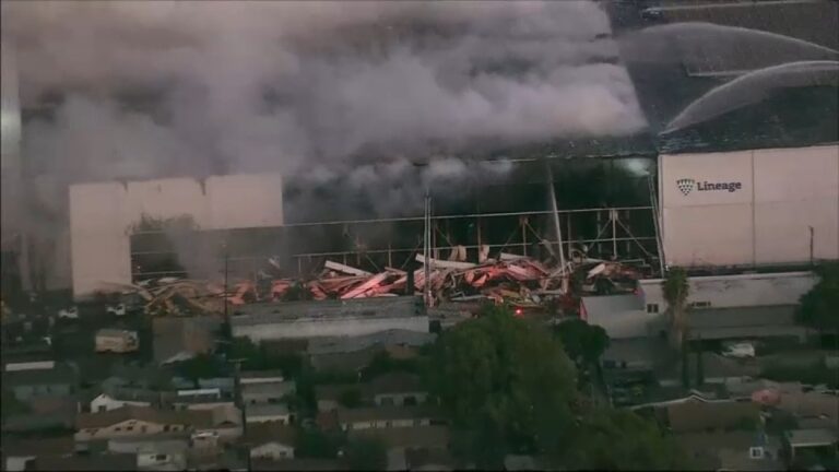 Community groups plan to sue Lineage over warehouse fire in Boyle Heights