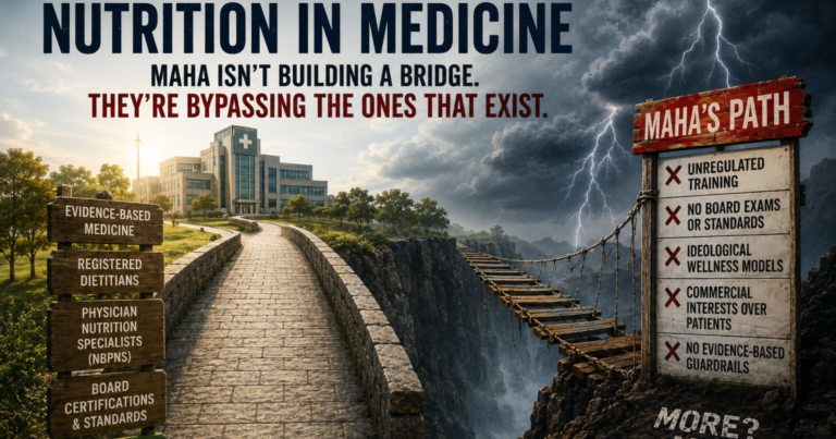 The Manufactured Void in Medical Nutrition The Manufactured Void in Medical Nutrition