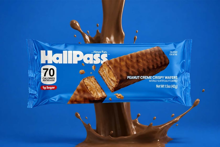 Hallpass Peanut Creme Wafers