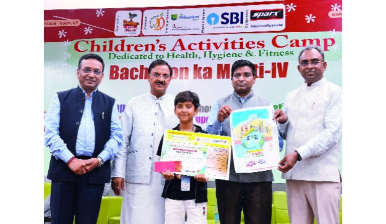 Bachchon Ka Maati-IV: 1,000 Children Become Young Wellness Ambassadors in Noida