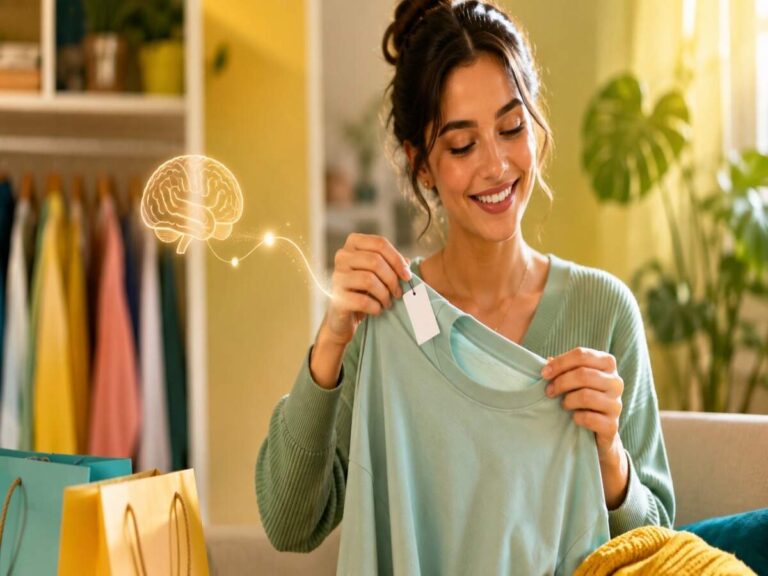 Psychology says people who immediately remove price tags from new clothes may be psychologically transitioning from purchase to ownership