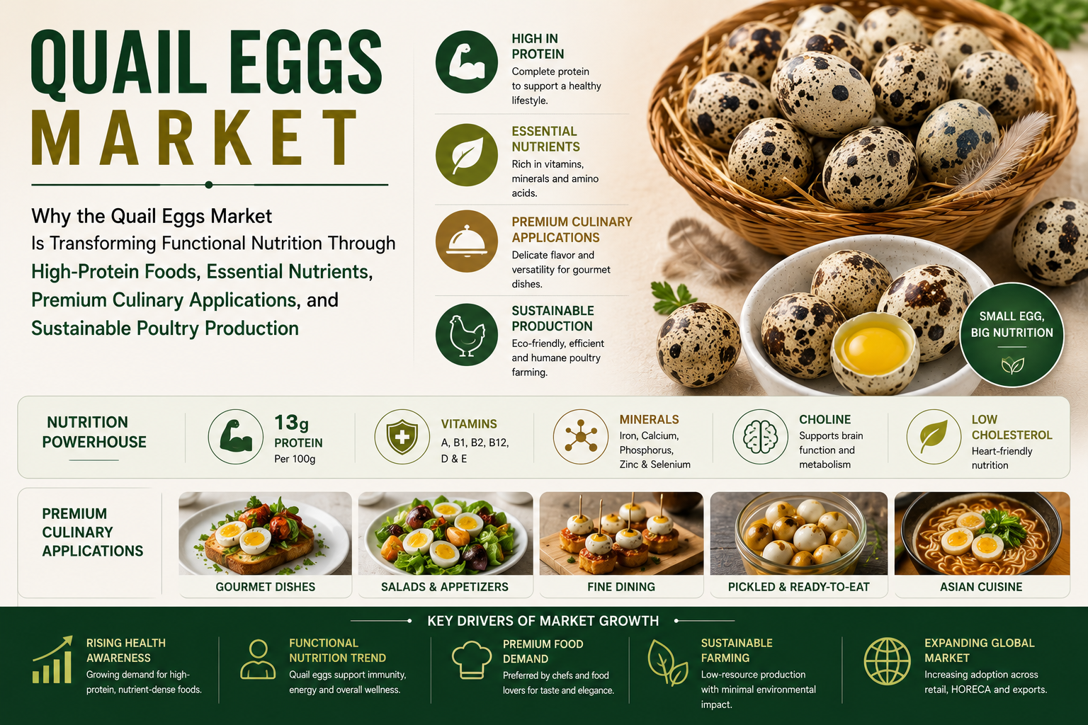 Quail Eggs Market