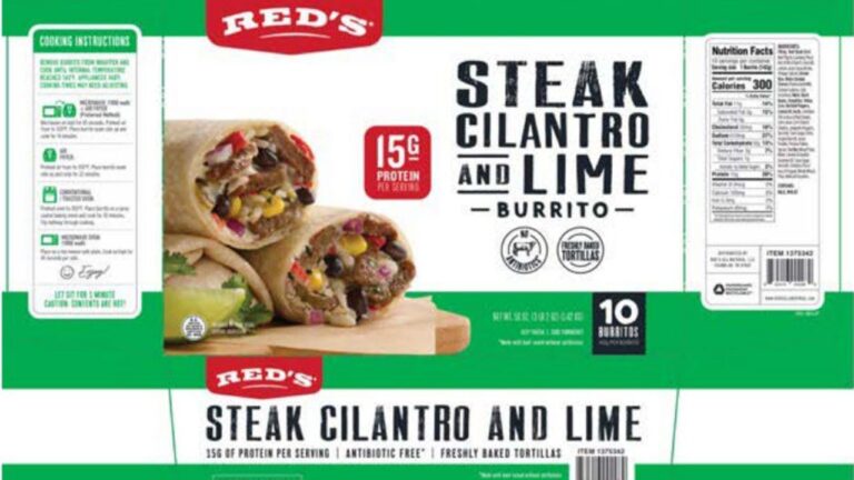 Frozen burritos sold at Costco prompt public health alert over undeclared allergen