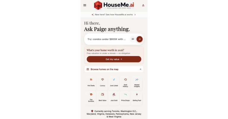 HouseMe.ai, the World’s First AI Lifestyle Search Platform for Real Estate, Officially Launches in the United States HouseMe.ai, the World's First AI Lifestyle Search Platform for Real Estate, Officially Launches in the United States