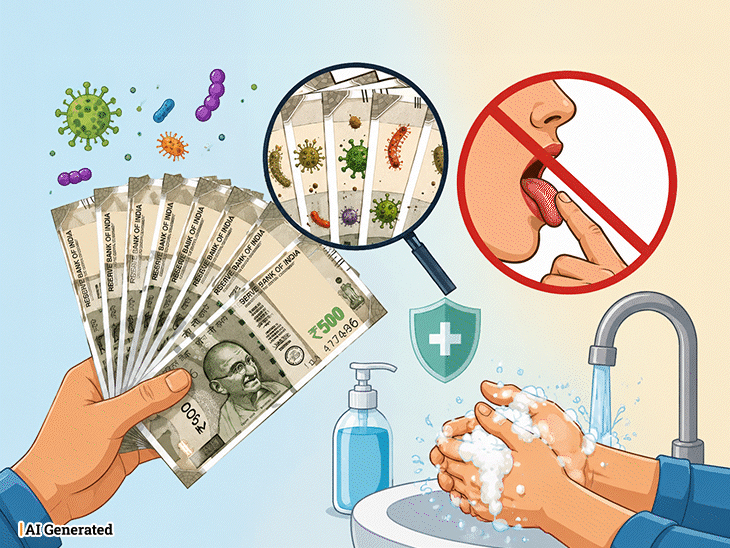 Beware of using saliva while counting paper money, wash hands after handling it; 10 safety tips|Lifestyle,Lifestyle - Bhaskar English