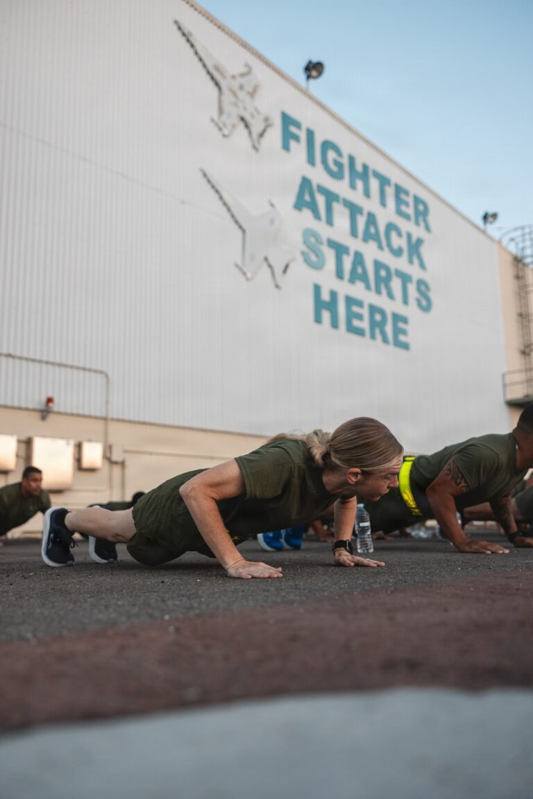 CPO Selects Conduct Flightline Run and Water Survival Training
