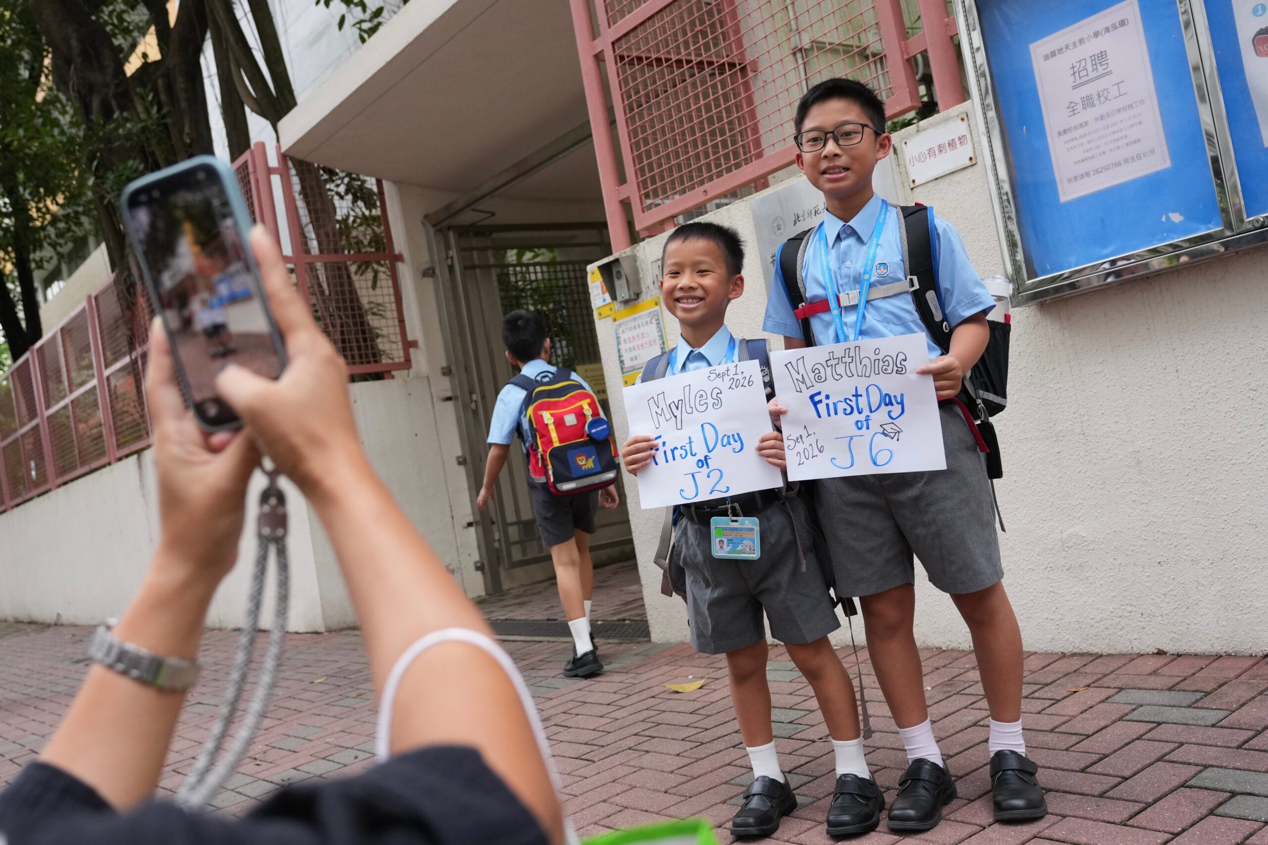 Pupils returns to school on Tuesday. Photo: Karma Lo