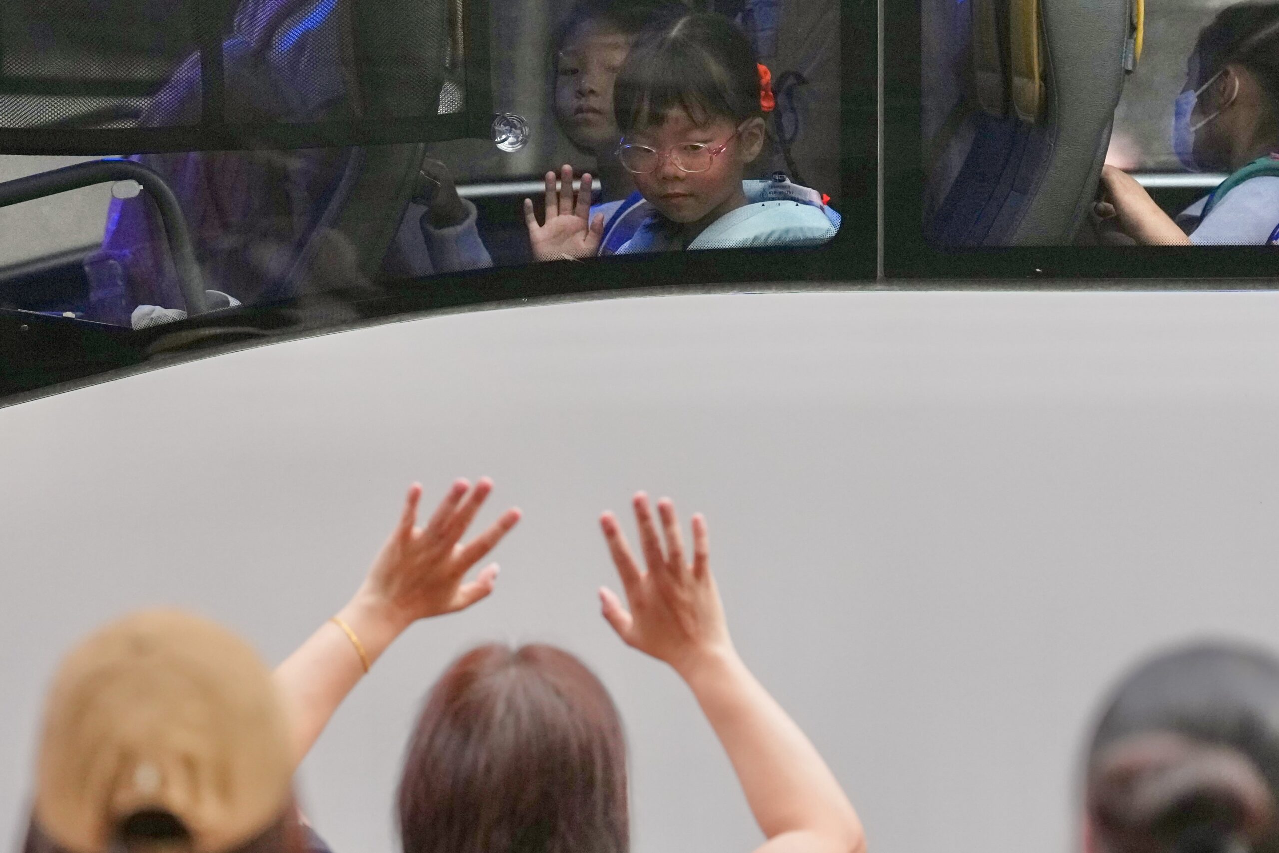 Primary students across Hong Kong returned to class on Tuesday with a mix of excitement and anxiety over the year ahead. Photo: Karma Lo