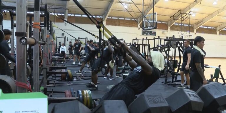 Inside the ‘Iron Church’: How the Rainbow Warriors build strength and grit at historic Klum Gym Inside the ‘Iron Church’: How the Rainbow Warriors build strength and grit at historic Klum Gym