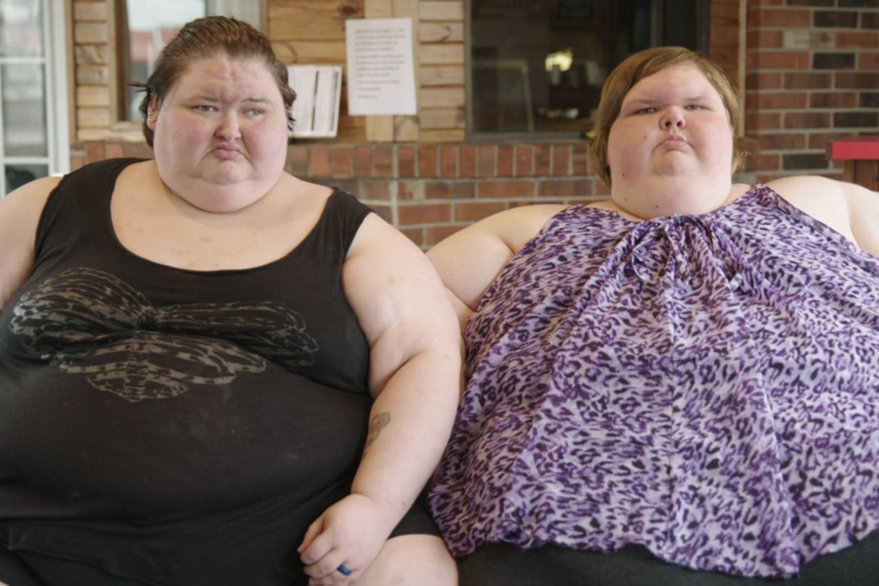 Amy and Tammy Slaton on ‘1000-Lb. Sisters’ season 1.Credit: Hulu