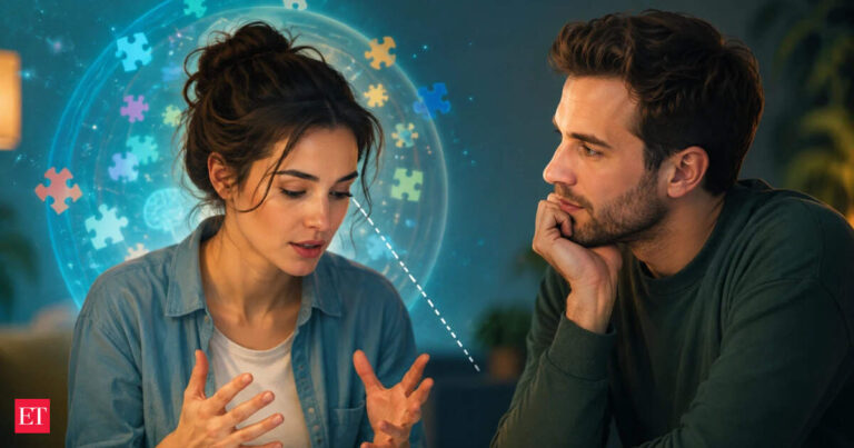 Psychology says people who break eye contact while explaining something complicated may be protecting their attention Psychology says people who break eye contact while explaining something complicated may be protecting their attention