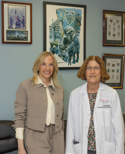 Jodi Streich, director of mental health services, and Iris Udasin, medical director, at The World Trade Center Health Program Clinical Center of Excellence at Rutgers.