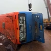 Sleeper bus overturns in Vietnam’s Central Highlands, killing one
