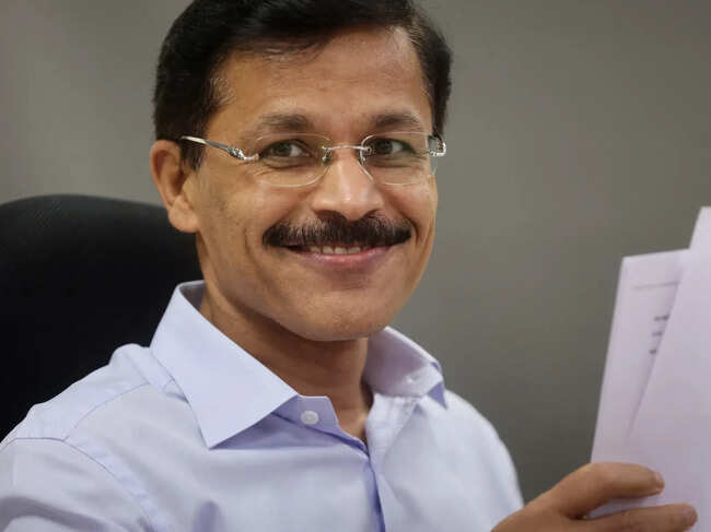 Tukaram Mundhe, Commissioner of the Maharashtra Food and Drug Administration (FDA), addresses the media during a press conference in Mumbai