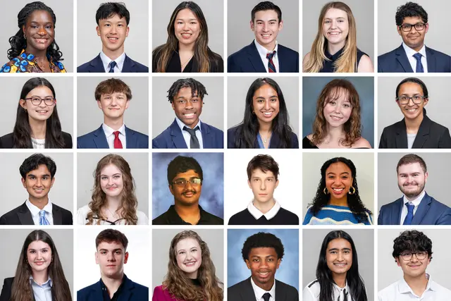 composite of Woodruff Scholar portraits for Class of 2030